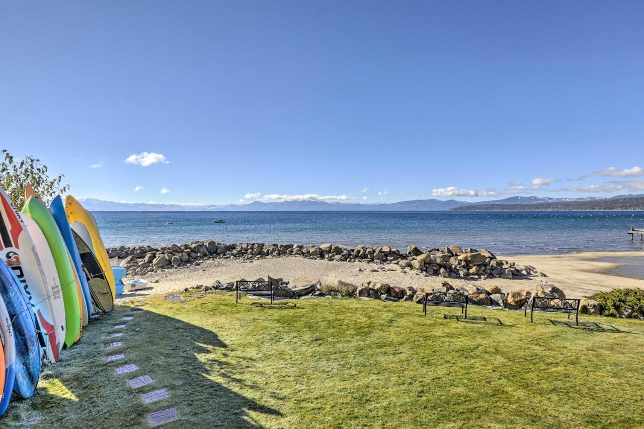 Comfy Lake Tahoe Condo With Private Beach Access! Tahoe Vista Exterior photo